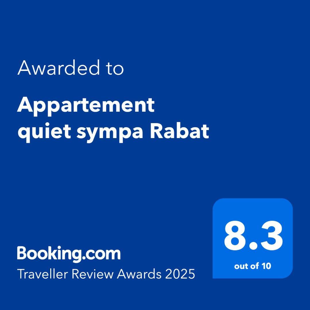 Appartement Quiet Sympa Rabat Exterior foto